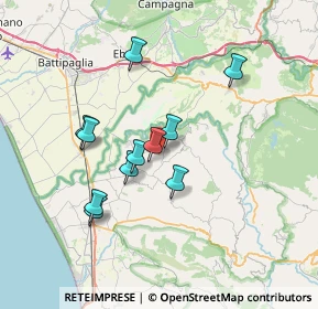 Mappa Via dimesse, 84045 Altavilla Silentina SA, Italia (6.56455)