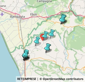Mappa Via dimesse, 84045 Altavilla Silentina SA, Italia (8.215)