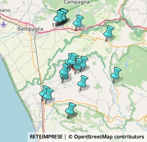Mappa Via dimesse, 84045 Altavilla Silentina SA, Italia (7.667)