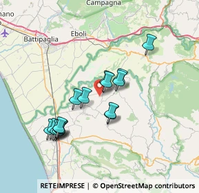 Mappa Via dimesse, 84045 Altavilla Silentina SA, Italia (6.99188)