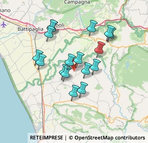 Mappa Via dimesse, 84045 Altavilla Silentina SA, Italia (6.46235)