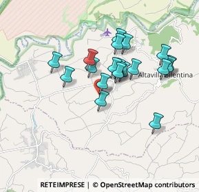 Mappa Via dimesse, 84045 Altavilla Silentina SA, Italia (1.619)