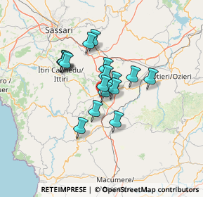 Mappa Regione Mesu 'E Jagas, 07047 Thiesi SS, Italia (10.28)