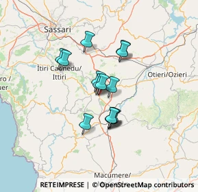 Mappa Regione Mesu 'E Jagas, 07047 Thiesi SS, Italia (10.14571)