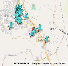 Mappa Regione Mesu 'E Jagas, 07047 Thiesi SS, Italia (0.608)