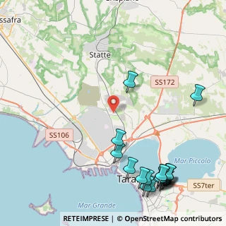 Mappa SP 47, 74123 Taranto TA, Italia (6.549)