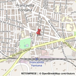 Mappa Via Francesco Giancola, 4, 72021 Francavilla Fontana, Brindisi (Puglia)