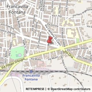 Mappa Via S. Francesco, 12A, 72021 Francavilla Fontana, Brindisi (Puglia)