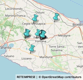 Mappa Via Giovanni Pascoli, 72021 Francavilla Fontana BR, Italia (6.83)