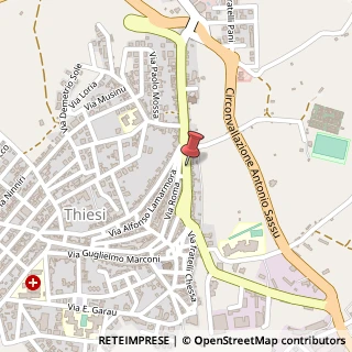 Mappa Via Umberto, 25, 07047 Thiesi SS, Italia, 07047 Thiesi, Sassari (Sardegna)