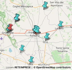 Mappa Via Pietro Costantino, 72021 Francavilla Fontana BR, Italia (8.6595)