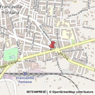 Mappa Via Quinto Ennio, 14, 72021 Francavilla Fontana, Brindisi (Puglia)