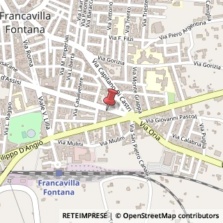 Mappa Via S. Francesco, 43/45, 72021 Francavilla Fontana, Brindisi (Puglia)