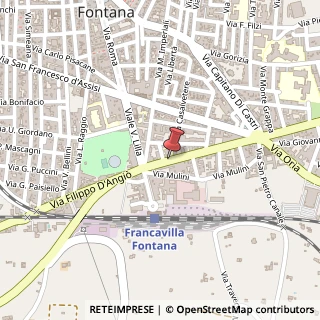 Mappa Via Ennio Quinto,  91, 72021 Francavilla Fontana, Brindisi (Puglia)