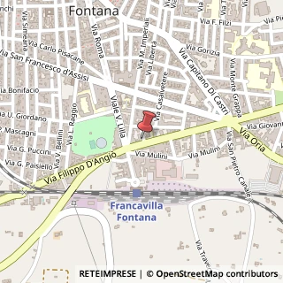 Mappa Via Quinto Ennio, 76, 72021 Francavilla Fontana, Brindisi (Puglia)