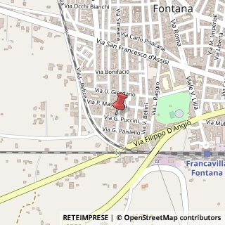 Mappa Via Ettore Cimarosa, 42/A, 72021 Francavilla Fontana, Brindisi (Puglia)