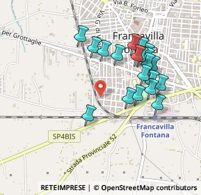 Mappa Via Ruggero Leoncavallo, 72021 Francavilla Fontana BR, Italia (0.48)