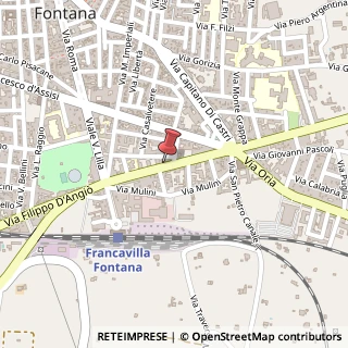 Mappa Via Quinto Ennio, 64, 72021 Francavilla Fontana, Brindisi (Puglia)
