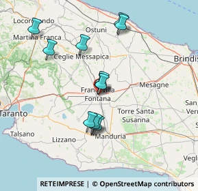 Mappa Via Quinto Ennio, 72021 Francavilla Fontana BR, Italia (13.795)