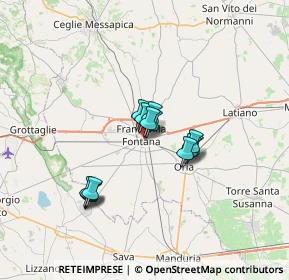 Mappa Via Mulini, 72021 Francavilla Fontana BR, Italia (5.22308)