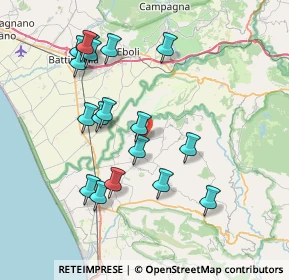 Mappa Via Campoluongo, 84045 Altavilla Silentina SA, Italia (8.33611)