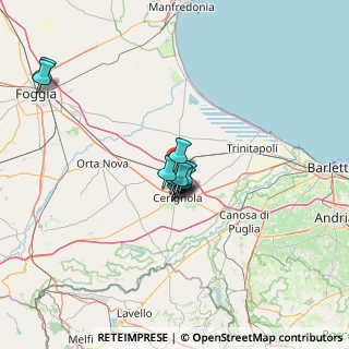 Mappa Via vittime del lavoro, 71042 Cerignola FG, Italia (9.65)