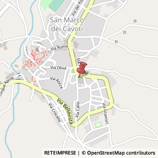 Mappa Piazza Rimembranza, 11, 82029 San Marco dei Cavoti, Benevento (Campania)