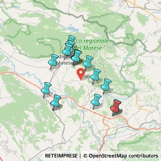 Mappa Via Fontanelle, 81010 Gioia Sannitica CE, Italia (6.91)