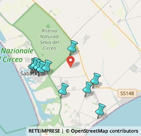 Mappa Via Sant Isidoro, 04016 Sabaudia LT, Italia (4.04909)
