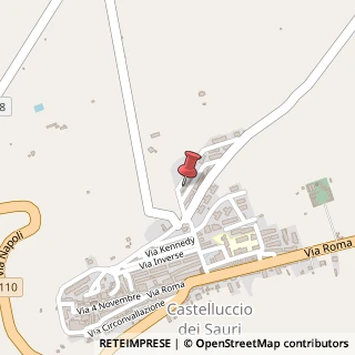Mappa Via Parco delle More, 17, 71025 Castelluccio dei Sauri, Foggia (Puglia)