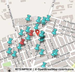 Mappa Via Squicciarini, 76017 San Ferdinando di Puglia BT, Italia (0.11111)