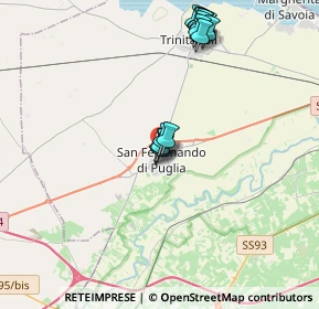 Mappa Via Sapienza, 76017 San Ferdinando di Puglia BT, Italia (4.44111)