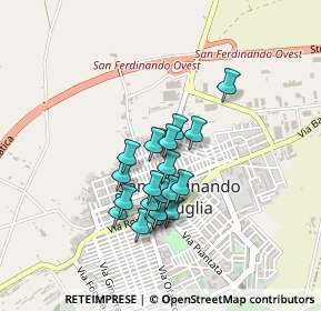 Mappa Via Pasquale Squicciarini, 76017 San Ferdinando di Puglia BT, Italia (0.357)