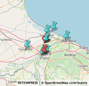 Mappa Via Squicciarini, 76017 San Ferdinando di Puglia BT, Italia (7.79667)