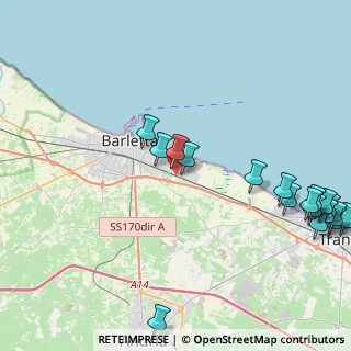 Mappa Viale del Santuario, 76121 Barletta BT, Italia (6.06333)