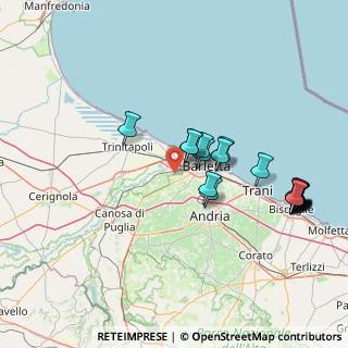 Mappa Via Vecchia Canne, 76121 Barletta BT, Italia (17.2205)