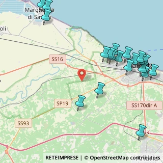 Mappa Via Vecchia Canne, 76121 Barletta BT, Italia (5.8515)