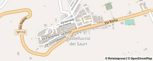 Mappa Castelluccio dei Sauri