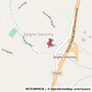 Mappa Via martiri d'ungheria 9, 04020 Spigno Saturnia, Latina (Lazio)