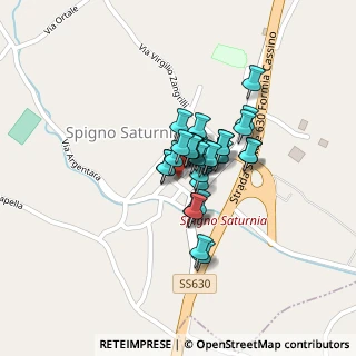 Mappa Via Alessandro Manzoni, 04020 Spigno Saturnia LT, Italia (0.12333)