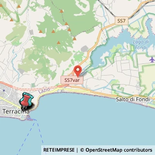 Mappa Via Riva del Fiume, 04022 Terracina LT, Italia (3.7385)