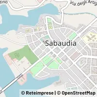 Kaart Sabaudia