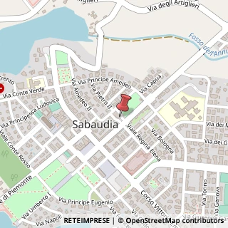 Mappa Piazza oberdan 4, 04016 Sabaudia, Latina (Lazio)