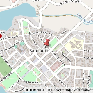 Mappa Piazza Guglielmo Oberdan, 4, 04016 Sabaudia, Latina (Lazio)