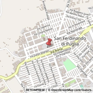 Mappa Piazza Della Costituzione, 14, 76017 San Ferdinando di Puglia, Barletta-Andria-Trani (Puglia)
