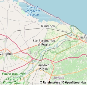 Mappa 76017 San Ferdinando di Puglia BT, Italia (9.189)