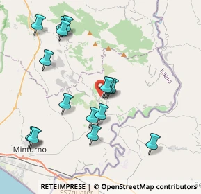 Mappa Via Selce, 04020 Santi Cosma e Damiano LT, Italia (4.51)