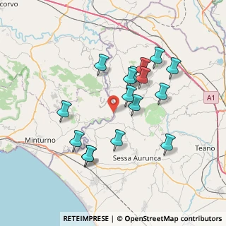 Mappa Fiume Garigliano, 04021 Castelforte LT, Italia (7.27438)