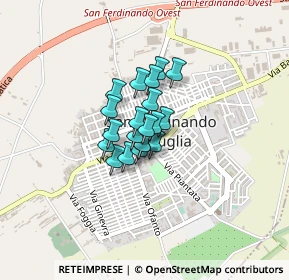 Mappa Via XXIV Maggio, 76017 San Ferdinando di Puglia BT, Italia (0.222)