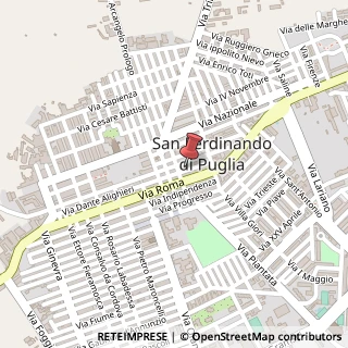 Mappa Via Giuseppe Galliano, 42, 76017 San Ferdinando di Puglia, Barletta-Andria-Trani (Puglia)